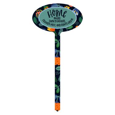 Imagem de Marcador de estacas de jardim de alumínio 17,78 cm x 38,1 cm | Atraente e colorido | Maneira única de decorar vasos de plantas ou paisagens domésticas | Casa onde a família se reúne, os amigos se