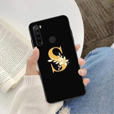 Imagem de Capa de telefone com letra inicial para redmi k20 note 5 7 7a 6 8 pro note 8t 9 para xiaomi mi 8 9 se, a8, para mi 9