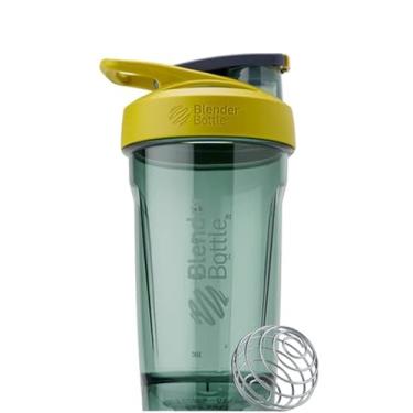 Imagem de BlenderBottle Coqueteleira esportiva com batedor de arame, 680 g, amarelo – Shakes de proteína e hidratação para atletas e entusiastas de fitness, mistura fácil, durável e leve, tampa com trava