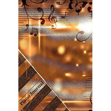 Imagem de Piano Journal: Blank-Lined Journal with Piano Corner Image on Every Page