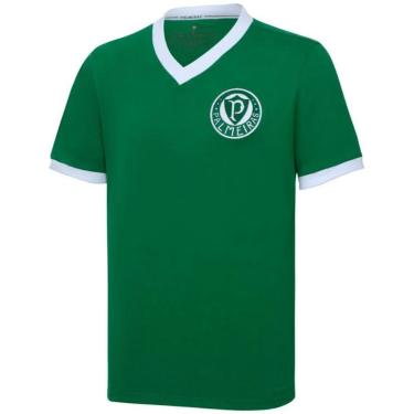 Imagem de Camiseta Palmeiras Retro 1960 Verde Oficial Licenciada Betel-Unissex