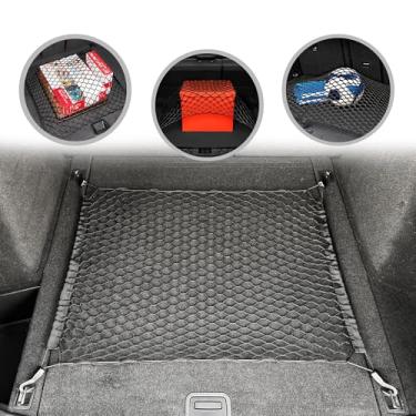 Imagem de Envelope traseiro + rede de carga elástica para porta-malas Acura RDX 2019-2022 - Organizador e armazenamento premium de porta-malas - Rede de bagagem para SUV - Melhor organizador de carro para Acura RDX