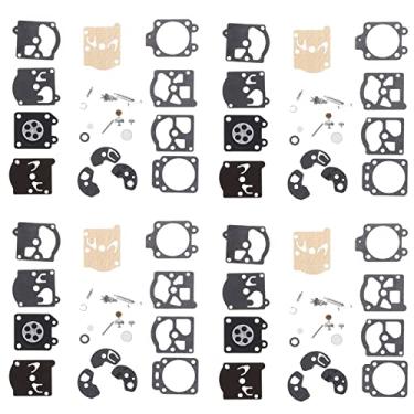 Imagem de Kit de reparo de agulha de junta de diafragma de carburador de carburador para Walbro Series K10-WAT WT-220-1 CS281 CSV361 CS362 SRM2000 SRM2200 SRM3800 (Cor: 4SET)