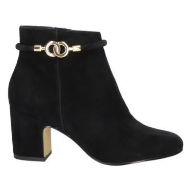 Imagem de Bella Vita Bota feminina Diaz Ankle boot, Couro Kidsuede preto, 11 X-Wide