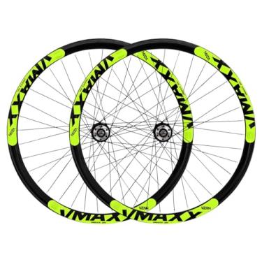 Imagem de Roda Bicicleta aro 26 Vzan Vmaxx LT Para Freio Disco com Cubo de Rosca,Preto Amarelo