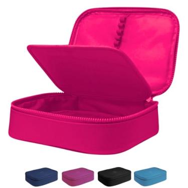 Imagem de Estojo Escolar Box Grande Infantil Organizador Para Lapis Feminino Masculino Nylon Com...