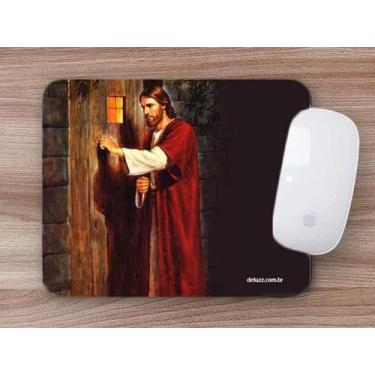 Imagem de Mouse Pad Emborrachado Personalizado Estampas Evangélico Católico - De
