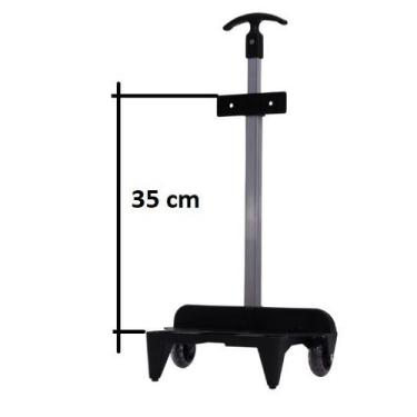 Imagem de Carrinho Mochila Haste Única com Fixação Traseira e Placas de Fixação 