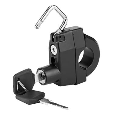 Imagem de Trava de capacete de motocicleta Vomeko – cadeado de capacete antirroubo com tubo de guiador de 22 mm/0,9 pol., trava de segurança à prova de adulteração para motocicleta, scooter