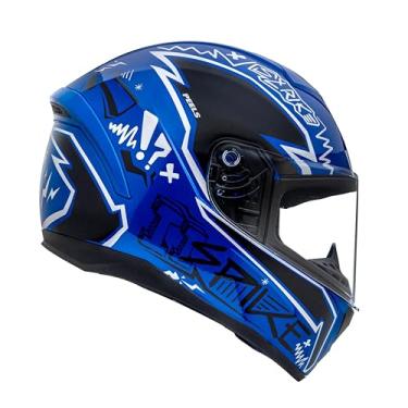 Imagem de Peels Capacete Moto Fechado Spike II STK Azul Metalico/Preto 58