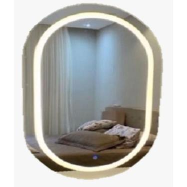 Imagem de Espelho Banheiro Camarim Oval 90x50 Touch Screen - Top Vidros, Cor da 