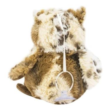 Imagem de Chaveiro Coruja Olhão De Pé 14cm - Pelúcia - Minas de Presentes, Chave