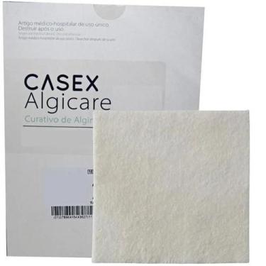 Imagem de Curativo com Alginato de Cálcio Algicare 10X10 Casex - Casex Brasil