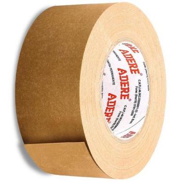 Imagem de Fita Adesiva KRAFT 417 Embalagem Papel Crepado 50MM X 100M - Adere