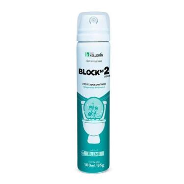 Imagem de Odorizador Sanitário Block Nº2 Blend 100ml/85g - Kelldrin