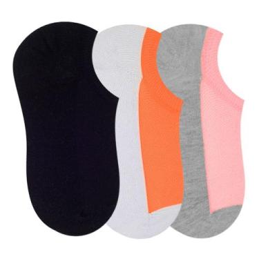 Imagem de Kit Com 3 Pares De Meias Sport Invisivel Selene Feminina Fitness Acade