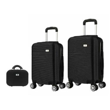 Imagem de Kit Mala de Viagem 2 Peças Bordo e M - Com Frasqueira de Viagem Eagle,