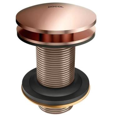 Imagem de Válvula Saída D'Água Click-Clack 7/8 Cobre Polido - Docol