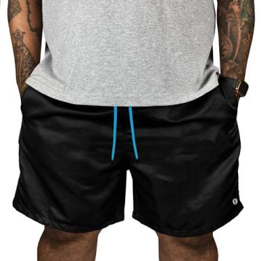 Imagem de Short Praia Masculino Extra Plus Size Elástico Com Cardao - MP Moda Ma