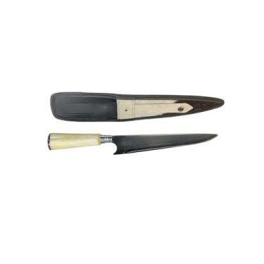 Imagem de Faca Esportiva Solteira 9" em Aço Inox com Cabo de Osso - Dal Castel