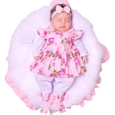 Imagem de Saída de Maternidade para Menina Belinha 05 Peças - Pandora Baby Enxov