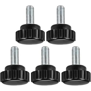 Imagem de Boxonly Parafuso de polegar serrilhado para furadeira de serra, torno de prensa e gabaritos de roteamento, máquinas de embalagem, equipamento de impressão, puxadores de aperto puxadores rosqueados de