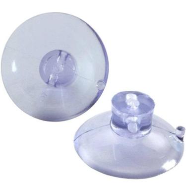 Imagem de Kit 30 Ventosas 40Mm  4Cm  Silicone Para Vidro Acrílico Pvc