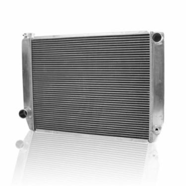 Imagem de Griffin Radiador 1-56242-X MaxCool 69,8 cm x 48,2 cm 2 fileiras de radiador universal com tubo e parte superior, esquerda, parte inferior e saídas direita