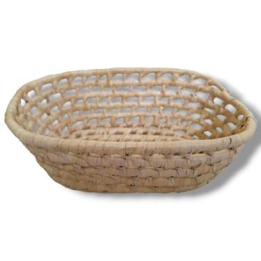 Imagem de Cesta De Palha Natural Oval Multiuso - Torradas Biscoitos... - THOMAZI