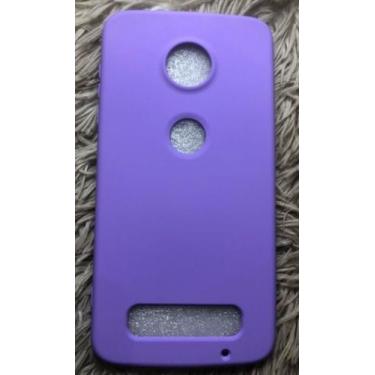 Imagem de Capa Case Capinha Motorola Moto Z2 Play Silicone Aveludada com proteçã