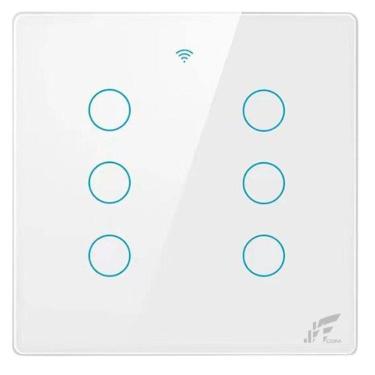 Imagem de Interruptor Inteligente Smart Touch Jwcom 6 Botões Tuya 4X4