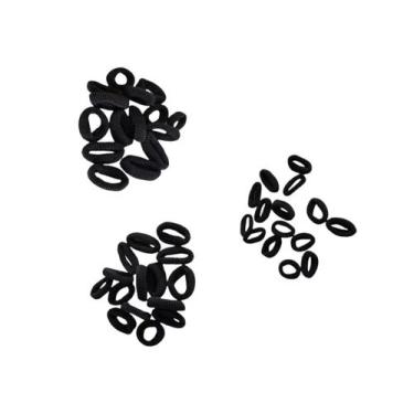 Imagem de Pacote De Mini Rabicó Xuxinha De Cabelo preta 150 Peças - Blook