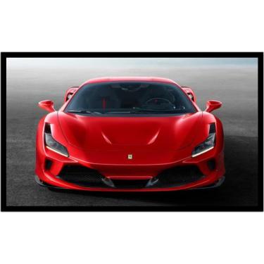 Imagem de Quadro Decorativo Carro Ferrari Automóvel Esporte Oficinas Lojas Escri
