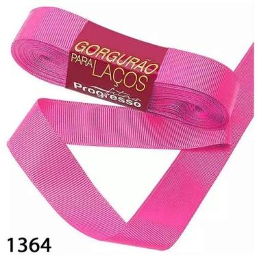 Imagem de Fita Gorgurão Progresso 22mm nº5 - 10m Cor 1364 Rosa Chiclete - 01 uni