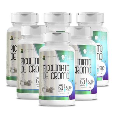 Imagem de PICOLINATO DE CROMO - 500mg (60 Cápsulas) +CAPS, 6