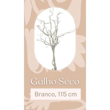 Imagem de Galho seco, branco, 115 cm (folhagens artificiais arranjos decoração/e