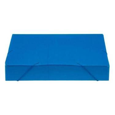 Imagem de Pasta Escolar Ofício 55 mm Azul Polibras