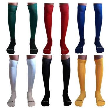 Imagem de Kit Com 03 Pares Meião Futebol Masculino Adulto PROFISSIONAL Atoalhado