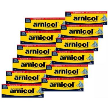 Imagem de GEL DE MASSAGEM COM SEBO DE CARNEIRO ARNICOL 150gr DEMAZON KIT COM 12 