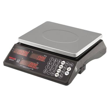 Imagem de Balança Digital Comercial Balmak QUICK 3 em 1 Prato Inox com Bateria Bivolt QUICK33B