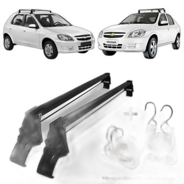 Imagem de Rack Teto Bagageiro + 2 Cintas Prisma Antigo Ano 06/12