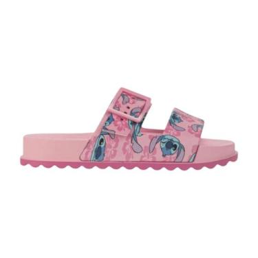 Imagem de Papete Slide Infantil Stitch Summer Com Tira Ajustável - Grendene Kids