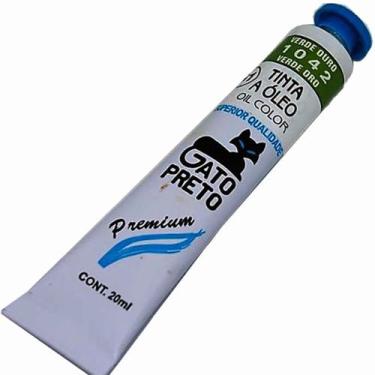 Imagem de Tinta Óleo Gato Preto Verde Ouro 20ml