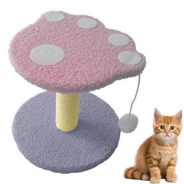 Imagem de Arranhador para Gatos Patinha Bola Interativo Brincadeira Arranhar Bri