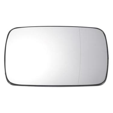 Imagem de ACROPIX Vidro retrovisor do lado direito do passageiro para BMW Série 3 E30 E36 1982-2000 com placa de suporte - Pacote com 1