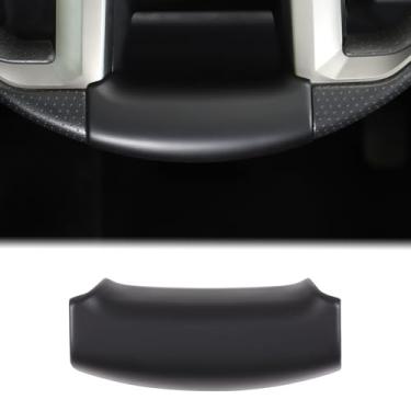 Imagem de Aunginsy Capa de acabamento de volante compatível com Toyota Tundra/Sequoia 2022 2023 2024 controle central do carro volante queixo painel inferior capa protetora adesivo decorativo ABS acessórios