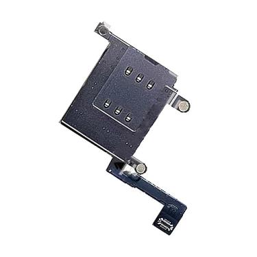 Imagem de Módulo conector de cabo flexível com soquete de leitor de cartão SIM duplo para iPhone 12ProMax