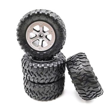 Imagem de DBEIXIWEI 4PCS 1/16 RC Pickup Truck Big Wheel for WPL B-14 B-14K B-16 B-16K Accessories