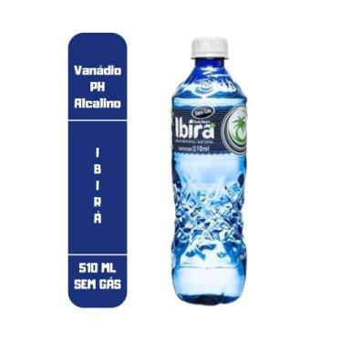 Imagem de Água Mineral Ibirá Sem Gás PH 10,24 + Vanádio - Kit 12X510Ml
