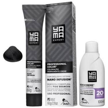 Imagem de Kit Coloração Yama Nano Infusion Profissional  + Ox Cremosa 20vol 100m